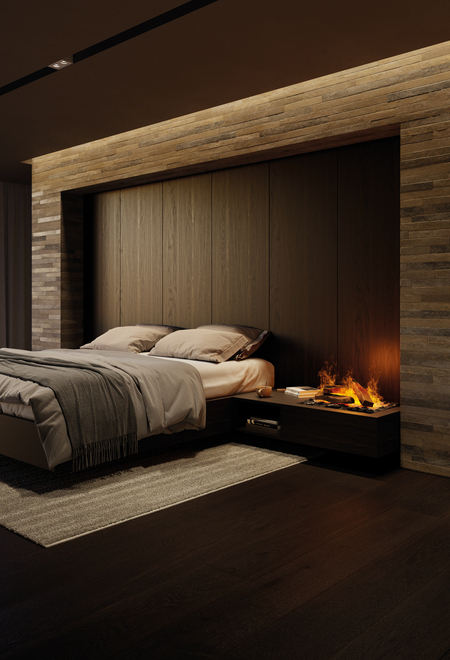 eSENSE Single kann auf dem Nachtisch ohne Kaminabzug installiert werden.