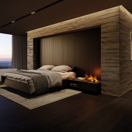 eSENSE Single kann auf dem Nachtisch ohne Kaminabzug installiert werden.