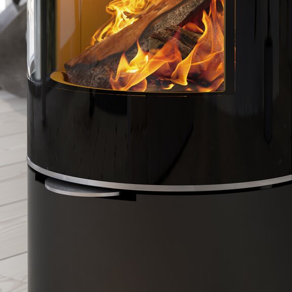 Manuelle Luftsteuerung vom Holz-Kaminofen PILAR