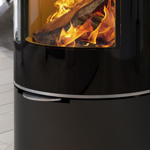 Manuelle Luftsteuerung vom Holz-Kaminofen PILAR