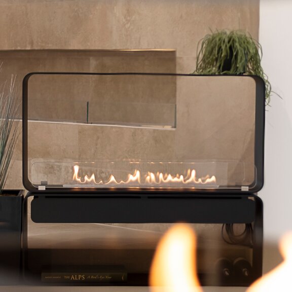 Bioethanol Feuerstelle Austin in schwarz