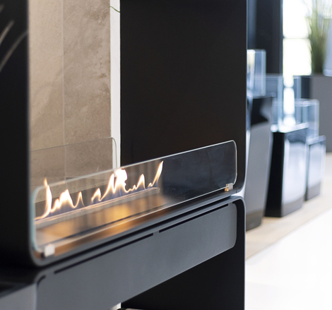 Flamme des Bioethanolbrenners Austin