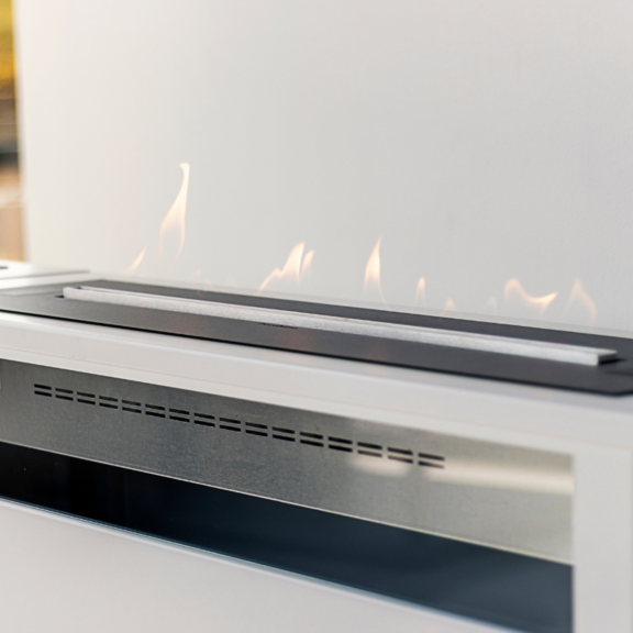 Bioethanolbrenner Denver F3 weisse Wand