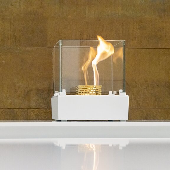 Bioethanolbrenner Nice weisse Verkleidung