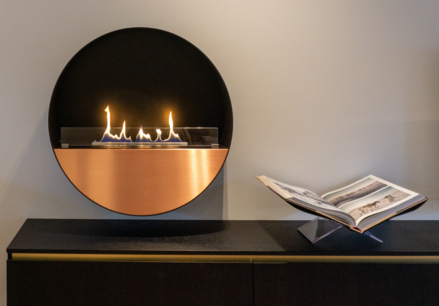 Bioethanol Feuerstelle Tokyo in Messing