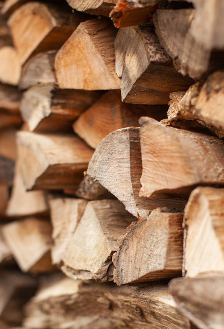 Dank effizienter Verbrennung benötigt Ihr Attika Holz-Kaminofen wenig Holz.